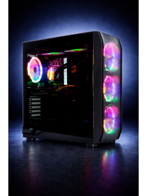 Игровой компьютер TREIDCOMPUTERS "Edge", AMD Ryzen 5 7500f / 32GB RAM / 960GB SSD / RTX 5060 Ti 16 Gb